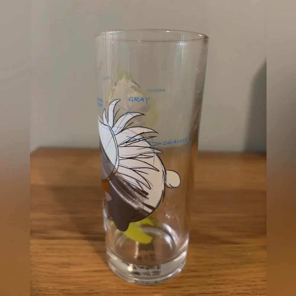 Disney Parks Ink and Paint Collection drinking glass Baloo from The Jungle Book